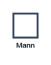 Ein Mann als einzelnes Quadrat