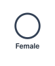 A female drawn as a single circle