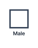 A male drawn as a single square