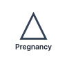 A current pregnancy drawn as a triangle