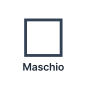 Un maschio disegnato come un quadrato