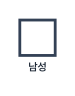 정사각형 하나로 그린 남성 인물