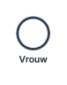Een vrouw, getekend als één cirkel