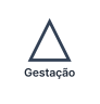 Uma gestação atual desenhada como um triângulo